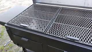 Custom charcoal grill 48quot x 30quot [upl. by Elletnahc]