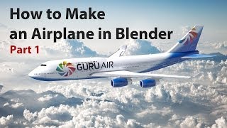 Blender Tutorial How to make an Airplane  Part 12 [upl. by Raynor645]