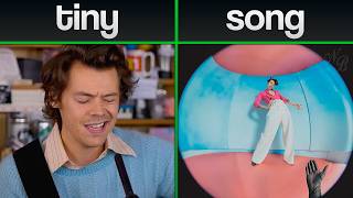 HARRY STYLES  TINY DESK CONCERT VS SONGS 🎤 [upl. by Mitchel]