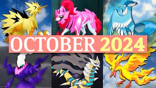 Pokémon GO October 2024 Events Guide Raids Community Day Halloween amp Giovanni [upl. by Corissa]