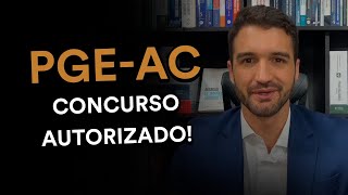 Anunciado o concurso da PGEAC para o cargo de Procurador [upl. by Onibla]