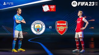 FIFA 23  Manchester City vs Arsenal  FA Community Shield 2023 Final  PS5™ Gameplay 4K60 [upl. by Macmahon]