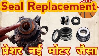 05  1 HP Motter seal replacement  Water pump mechanical seal installation  Seal replacement [upl. by Draude]