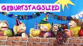 Zum Geburtstag viel Glück  Kinderlieder mit Puppen [upl. by Odlopoel]