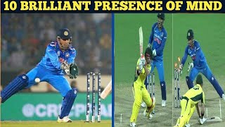 धोनी के Decision जिसे देख दुनिया हुई हैरान10 Brilliant Presence of Mind by Dhoni in Cricket part2 [upl. by Yht]