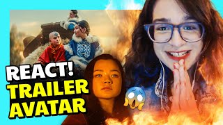 REACT Finalmente saiu o TRAILER de AVATAR O ÚLTIMO MESTRE DO AR Netflix 🤩 [upl. by Mohammed80]