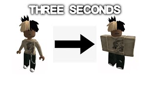 NEW how to MAKE the BLOCKY roblox AVATAR in THREE seconds [upl. by Lambrecht]