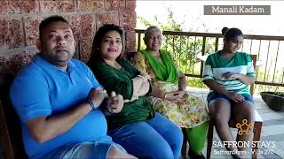 SaffronStays Villa 270 Dapoli  Guest Testimonial  Manali Kadam [upl. by Adilen]