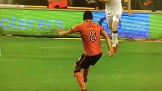 Ruben Neves With This Unbelievable Strike For Wolverhampton vs Derby County 11042018 [upl. by Ellezaj427]