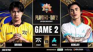 MPL PH S14  PLAYOFFS DAY 2  FNOP VS RORA GAME 2 [upl. by Hackney865]