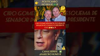 CIRO GOMES DENUNCIA ESQUEMA BILIONÁRIO DE EX PRESIDENTE DA CAMARA E SENADOR DO CEARÁ COM LULA [upl. by Nollek]