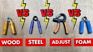 Which is the BEST Hand Gripper 4 Different Types [upl. by Sacram667]