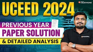 UCEED 2024 Paper Solution amp Detailed Paper Analysis  UCEED Previous Year Questions Solution [upl. by Oisangi901]