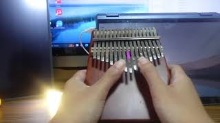 Amazing Grace  Kalimba Cover simple melody  tabs in the description [upl. by Cahan910]