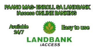 PAAANO MAGENROLL SA LANDBANK iACCESS ONLINE BANKING [upl. by Retsbew320]