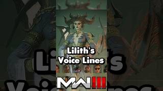 MW3  Liliths Voice Lines The Last One 👀 [upl. by Nelda]