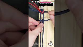 ¿Quieres aprender Mira cómo hacer una pulsera paracord tiburón o piraña doble pulserasparacord [upl. by Northington912]