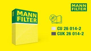 How to change a cabin air filter by MANNFILTER  CU 26 0142  CUK 26 0142 [upl. by Gina]