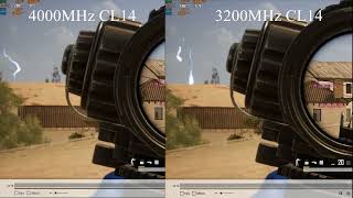 16GB 3200Mhz CL14 vs 16GB 4000Mhz CL14  Replay clip comparison [upl. by Garik]