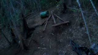 Black Bear Bow Hunt Video with Ryk Visscher Spring 2010wmv [upl. by Crosley932]