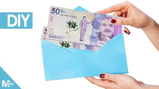 ► Como hacer un SOBRE CARTA para GUARDAR DINERO ✉️💲 [upl. by Ahtnicaj]