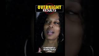 Stop Expecting Overnight Hair Growth Results  blackhaircare haircare naturalhair hairgrowth [upl. by Hendren]