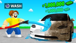 CAR WASH TYCOON In ROBLOX [upl. by Phoebe]