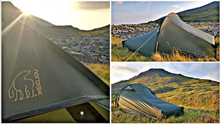 NORDISK TELEMARK 22 LW Tent Review  Solo Wildcamp in Snowdonia [upl. by Fablan728]