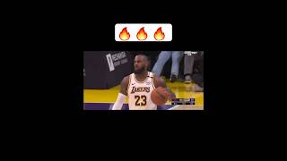 Cool interaction between Lebron and a fan 👀 nba lebronjames highlights [upl. by Stralka454]