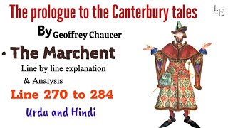 The Marchent in Chaucers quotThe Canterbury Talesquot Lines 270 to 284 Explained [upl. by Dlaniger]