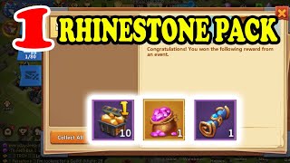 1 RHINESTONE PACK CASTLE CLASH [upl. by Ettevets]