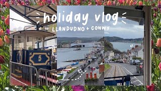 easter holiday vlog 🚋  visiting llandudno and conwy meeting with friends [upl. by Koloski902]