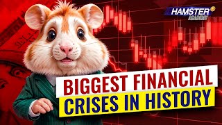 Top 3 biggest financial crises from the Great Depression to COVID19 ⚡️ Hamster Academy [upl. by Nick67]