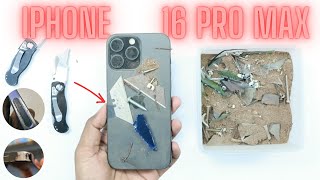 iPhone 16 Pro Max Durability Test  Best than iPhone 15 Pro Max [upl. by Vivyanne]