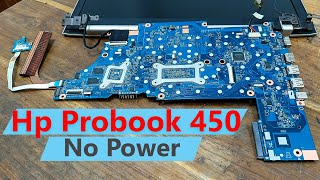 Hp Probook 450 g8 power is not turing on  how to repair probook 450g8 no power [upl. by Sammer]