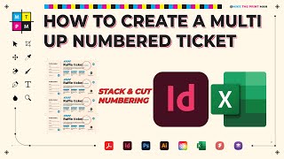 How to Create MultiUp Numbered Tickets in Adobe InDesign [upl. by Buckels194]