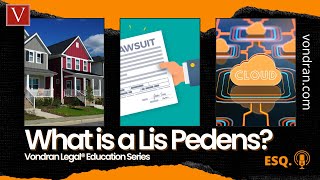 What is a lis pendens [upl. by Ellata]