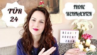 FROHE WEIHNACHTEN Beauty Youtuber Adventskalender Tür 24 [upl. by Neirda]