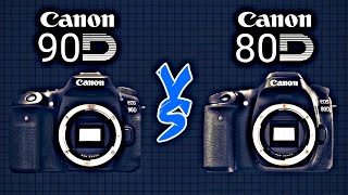 Canon EOS 90D vs Canon EOS 80D en Español [upl. by Ashbaugh]