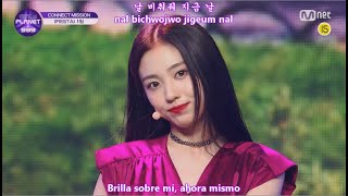 LIVE GIRLS PLANET 999  FIESTA TEAM 1 Sub Español  Hangul  Rom CROWN EP4 [upl. by Sokcin]