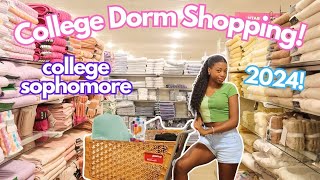 College Dorm Room Shopping 2024 Tj Maxx amp HomeGoods [upl. by Flavio]