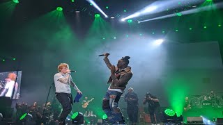 Fireboy DML amp Ed Sheeran  Peru live Performance shuts down London Wembley OVO Arena live  4K [upl. by Iturk]