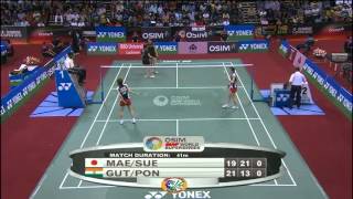 QF  WD  MMaedaSSuetsuna vs JGuttaAPonnappa  2012 YonexSunrise India Open [upl. by Eusebio]