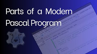 Sections of a Modern Pascal Program [upl. by Caras]