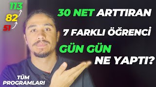 Netlerini Uçuran 7 Farklı Öğrencinin Çalışma Sistemi yks yks2024 yksgünlüğüm [upl. by Aekin]