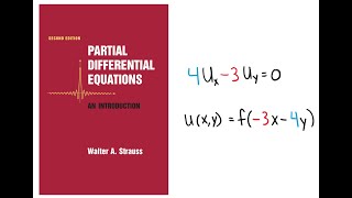 First Order PDE Constant Coefficients Example 1 [upl. by Ahtan437]