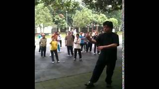 Wu Hao Tai Chi 1st Section in Bandung Indonesia By Gmaster Jimmy K Wong [upl. by Dennison]