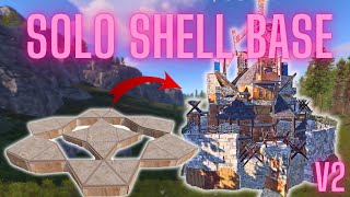 Rust cheap Solo Shell Base v2  Bunkers  reupload [upl. by Auqinahs]