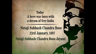 23rd January WhatsApp Status Video Song Netaji Jayanti  Netajis Birthday Anniversary Status 23rd [upl. by Ynnam]