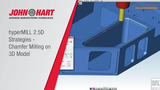 hyperMILL 25D Strategies  Chamfer Milling on 3D Model [upl. by Hyacinthie]